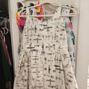 Modcloth Airplanes Sun Dress
